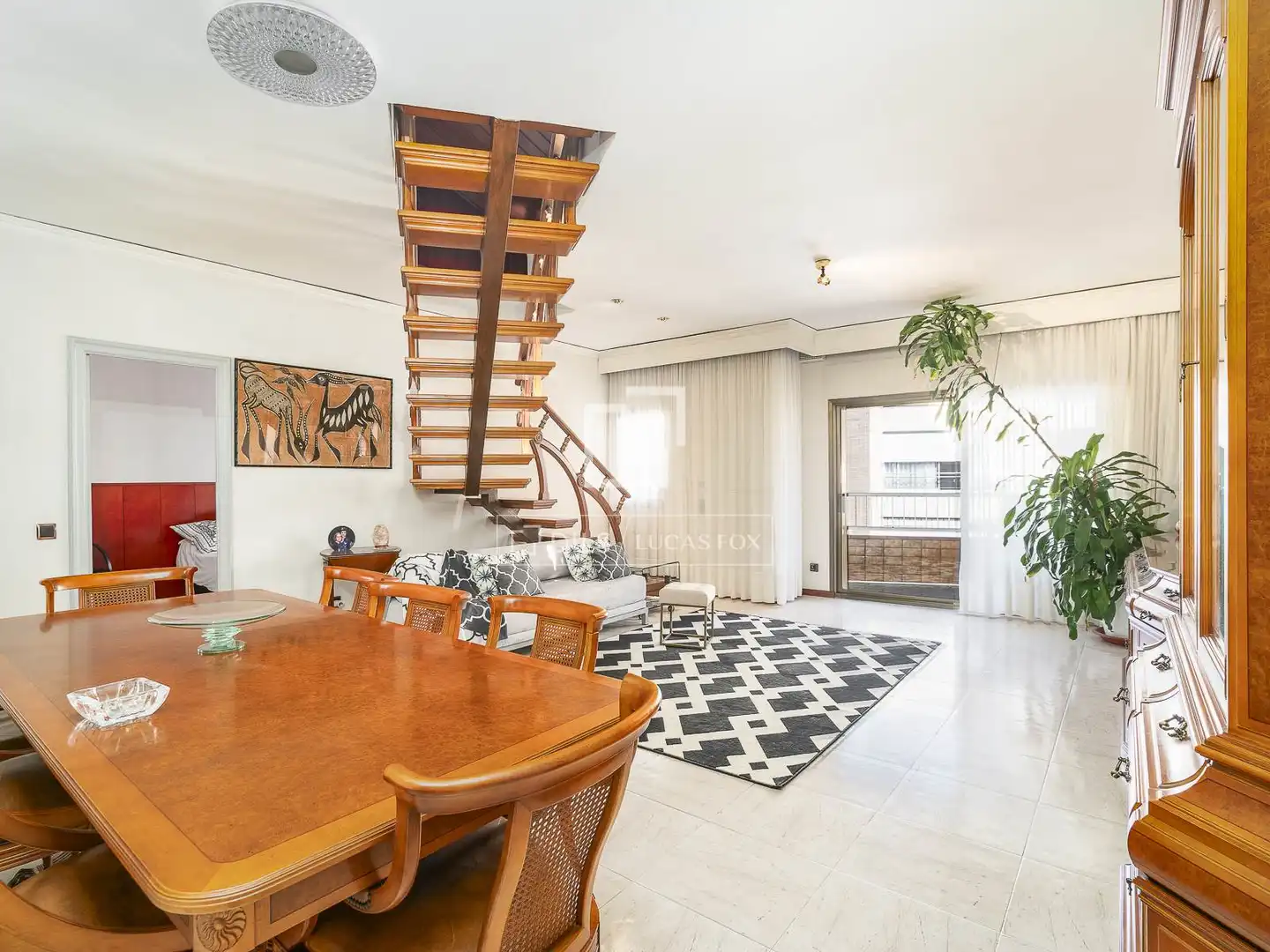 Sala d'estar de Àtic en venda en Barcelona amb Aire condicionat, Terrassa i Balcó