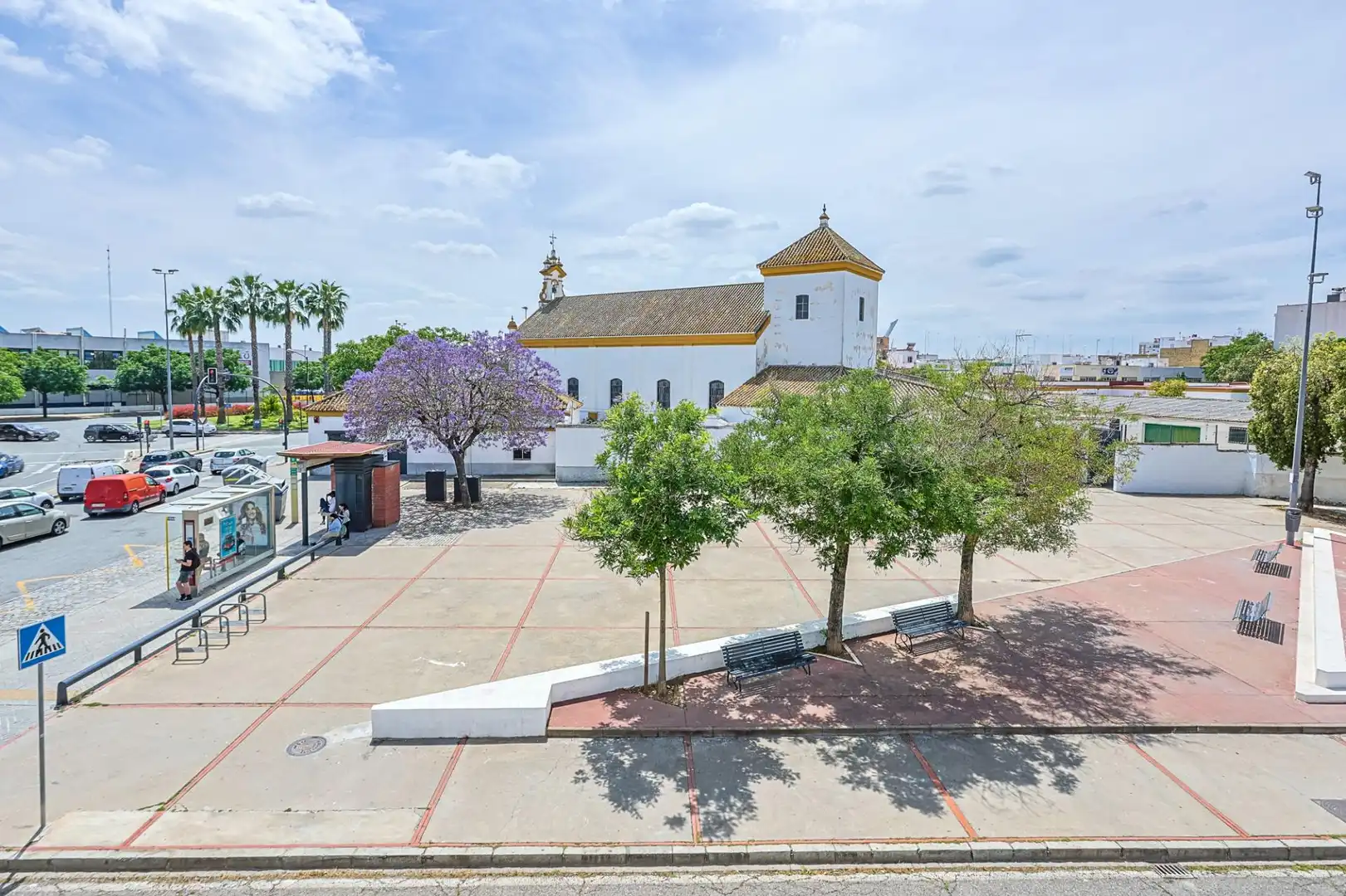 Exterior view of Flat for sale in Sevilla  with Air Conditioner and Balcony