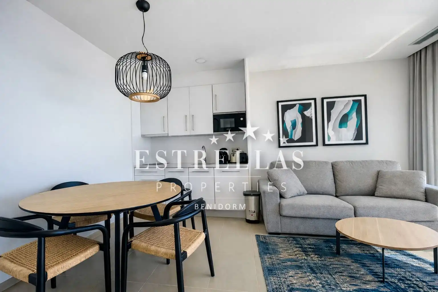 Sala d'estar de Apartament en venda en Benidorm amb Aire condicionat, Calefacció i Traster