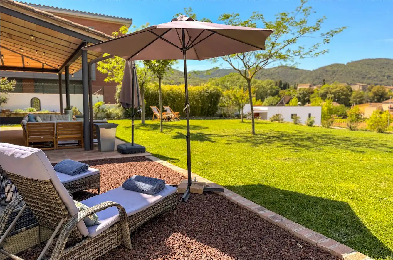 Terraza de Casa o chalet en venta en Celrà con Aire acondicionado, Calefacción y Jardín privado