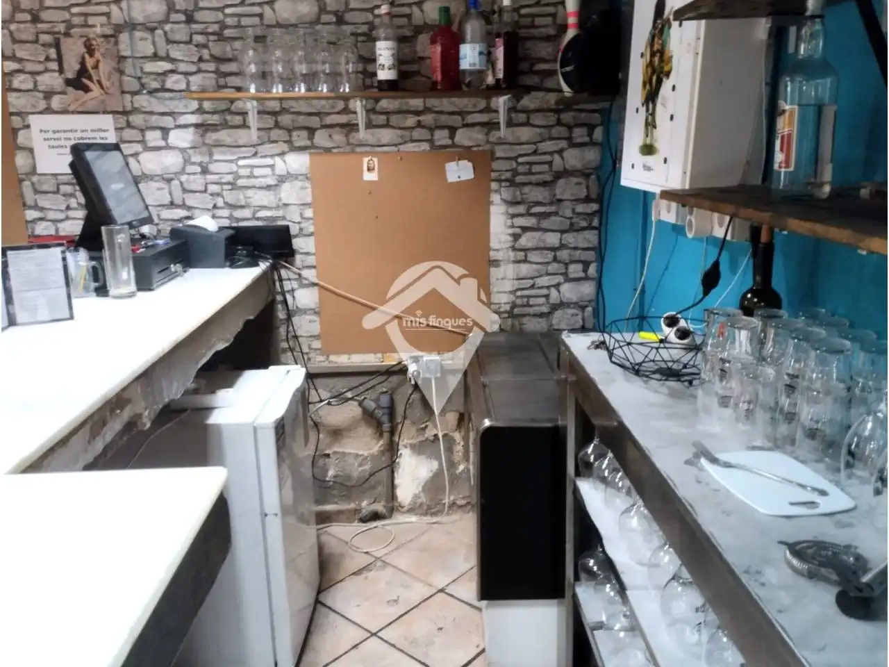 Küche von Geschaftsraum zur Miete in Sant Quirze del Vallès mit Klimaanlage und Alarm