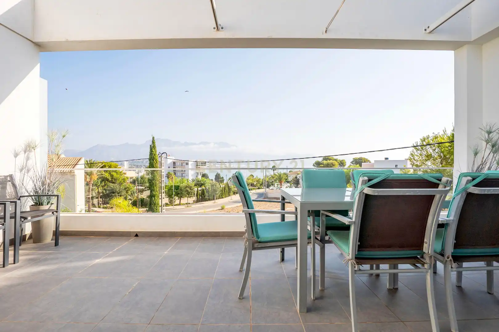 Terrace of Detached homes for sale in L'Alfàs del Pi  with Air Conditioner, Furnished and Balcony