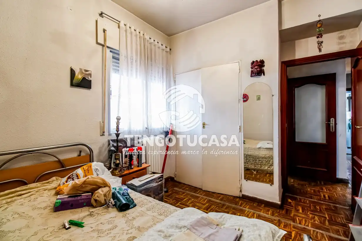Bedroom of Flat for sale in Madrid  with Terrace and Furnished