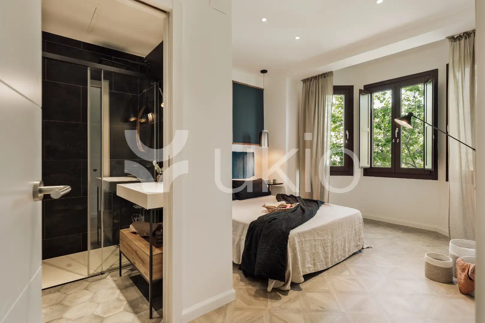 Bedroom of Apartments for rent in Barcelona  with Air Conditioner, Heating and Furnished