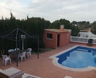 Piscina de Casa o xalet en venda en Montserrat amb Aire condicionat, Jardí privat i Terrassa