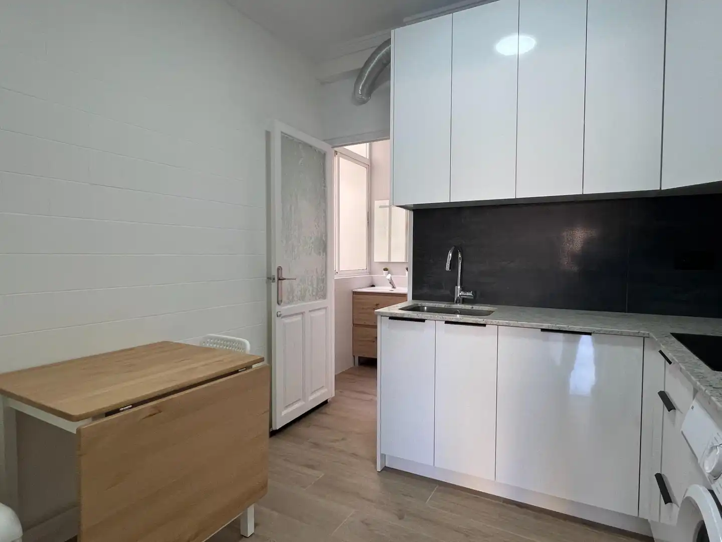 Cocina de Piso de alquiler en Elche / Elx con Amueblado y Balcón