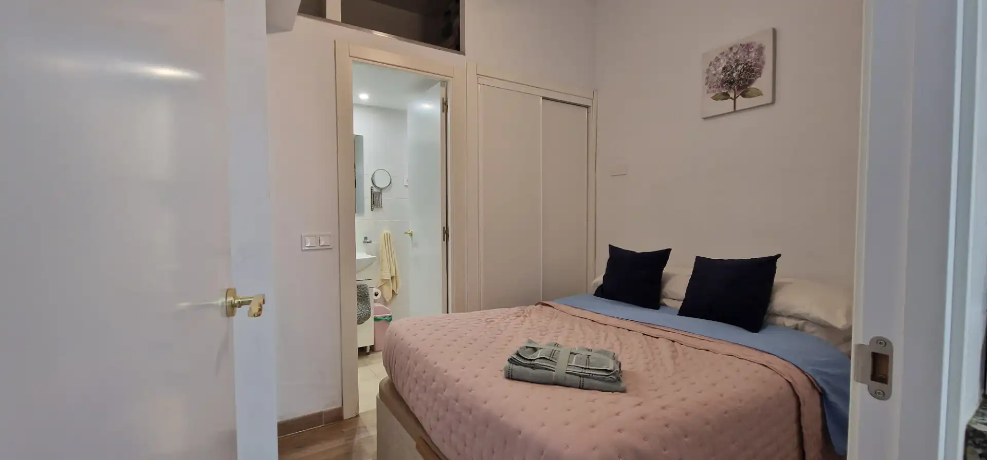 Schlafzimmer von Wohnung zum Verkauf in Málaga mit Klimaanlage, Heizung und Möbliert