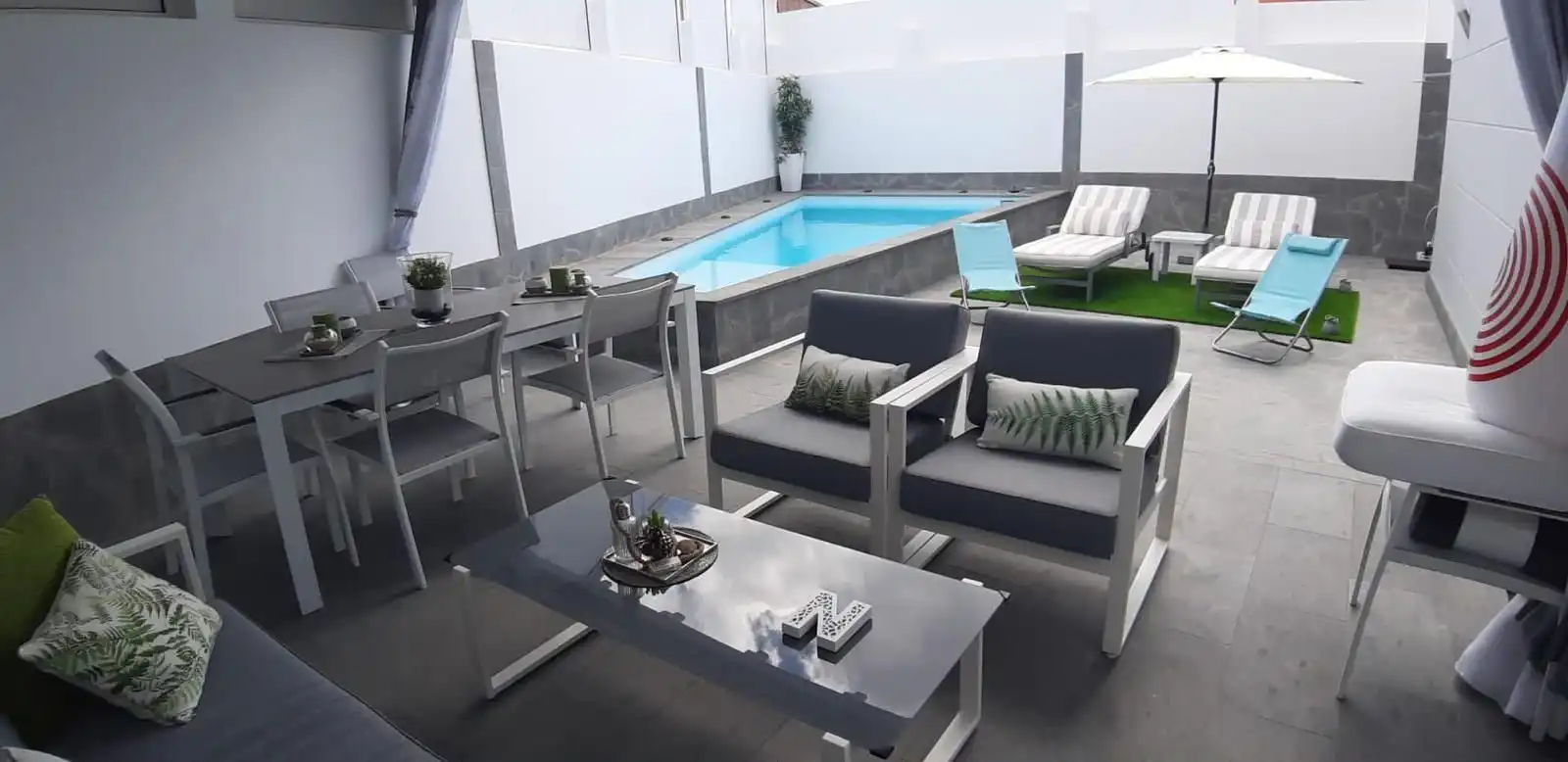 Terrassa de Casa o xalet en venda en Telde amb Aire condicionat, Calefacció i Jardí privat