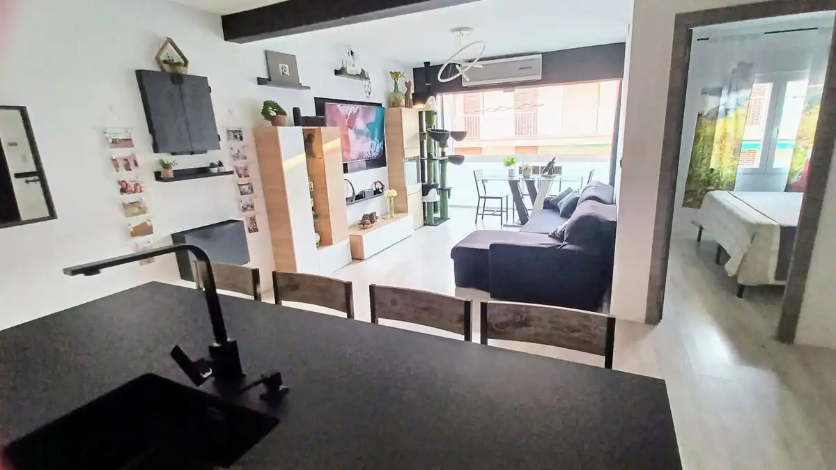 Sala d'estar de Apartament en venda en Pilar de la Horadada amb Aire condicionat i Traster