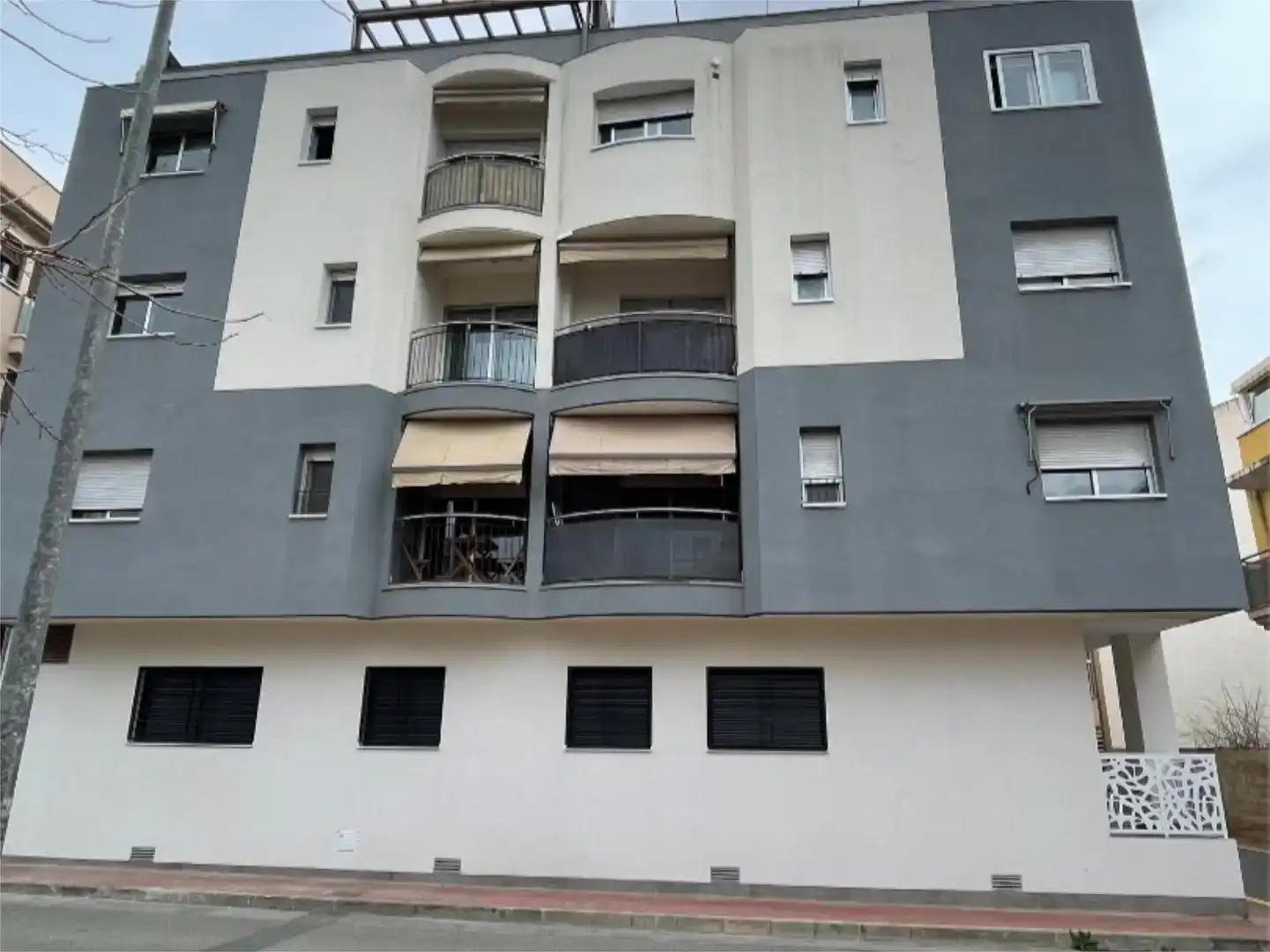 Vista exterior de Apartamento de alquiler en Murcia con Aire acondicionado, Amueblado y Balcón