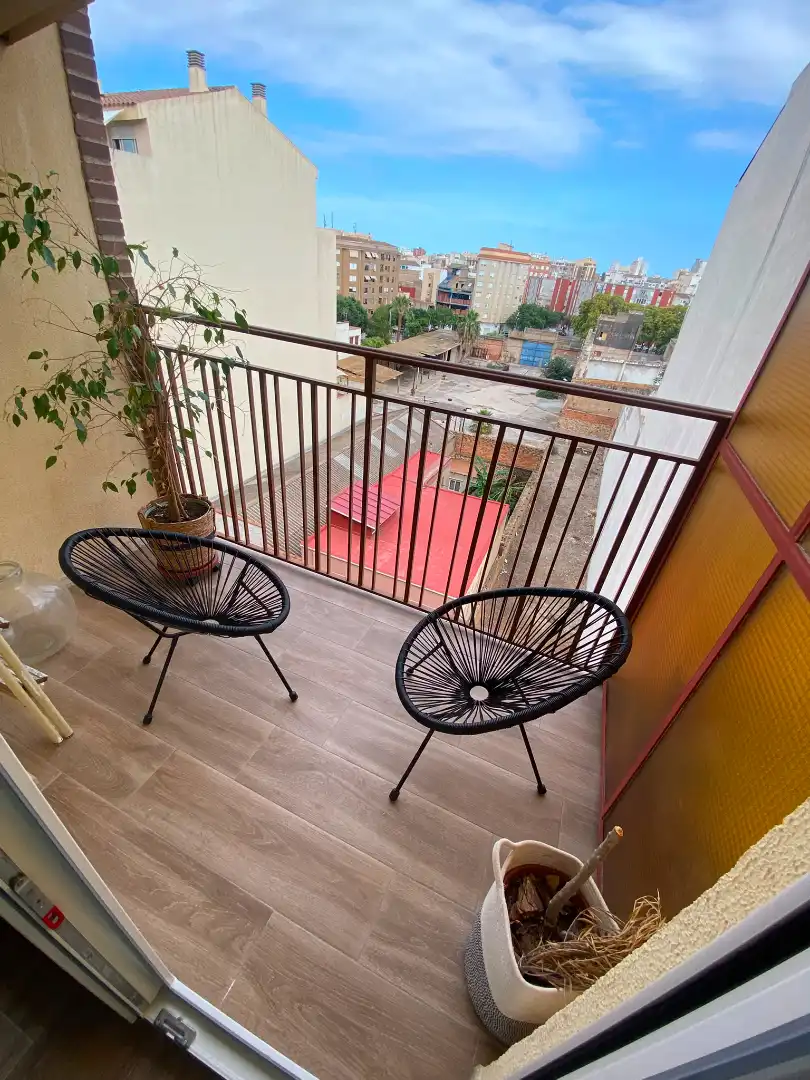 Terraza de Piso en venta en Castellón de la Plana / Castelló de la Plana con Aire acondicionado, Trastero y Balcón