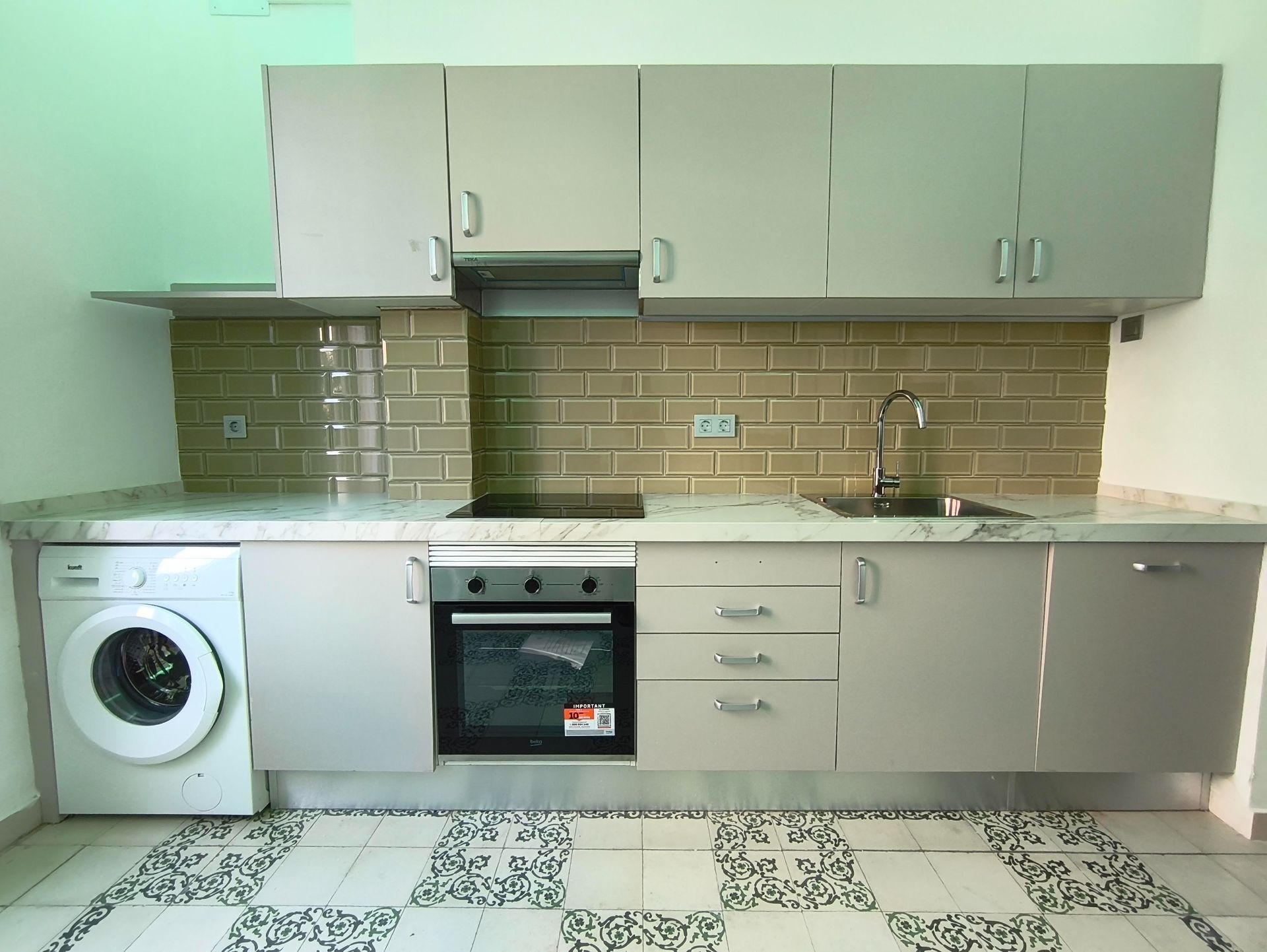 Kitchen of Apartment to rent in Tortosa  with Air Conditioner and Furnished