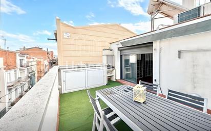 Terrace of Single-family semi-detached for sale in Badalona  with Air Conditioner, Heating and Terrace