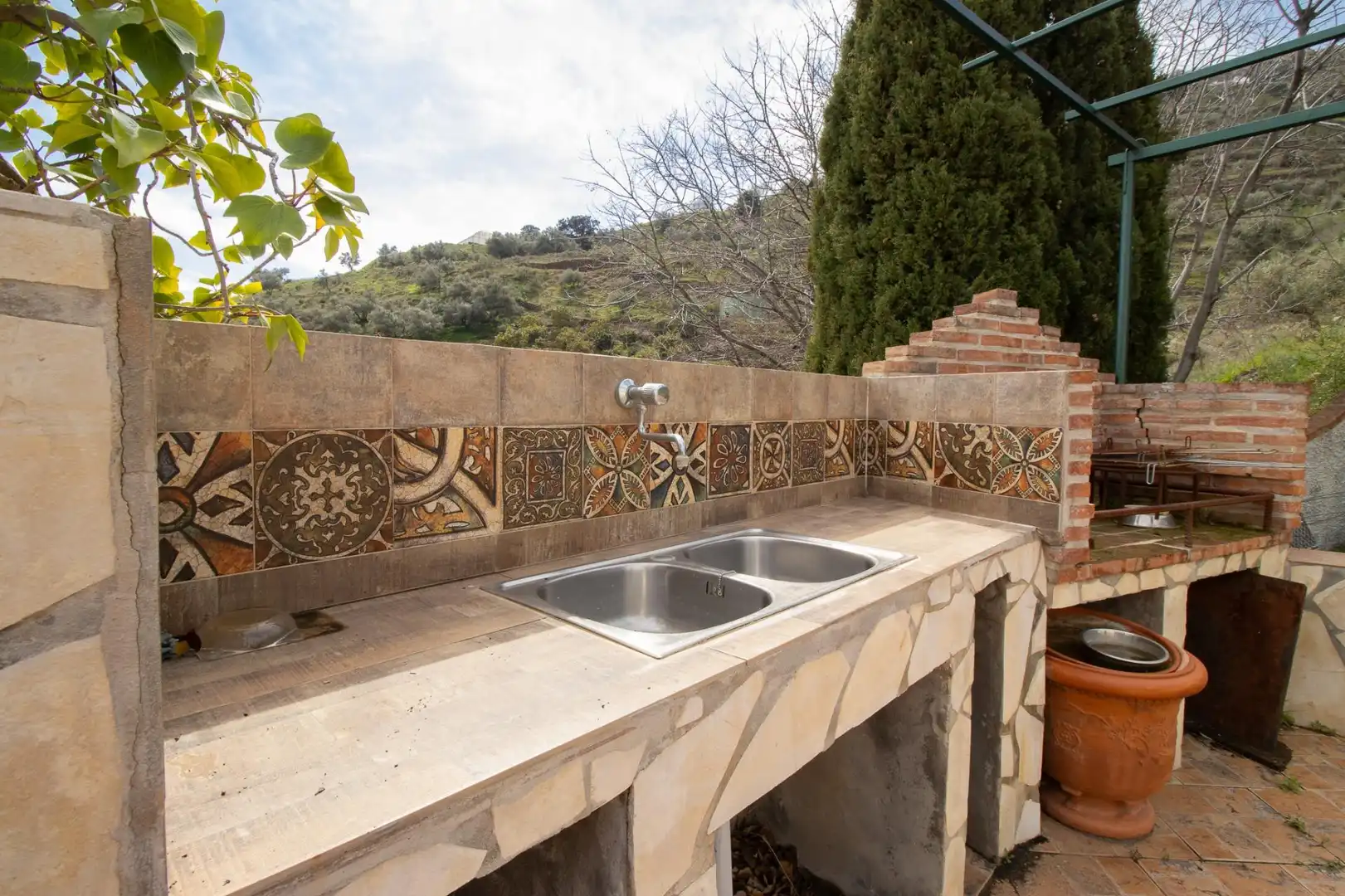 Jardí de Casa o xalet en venda en Cómpeta