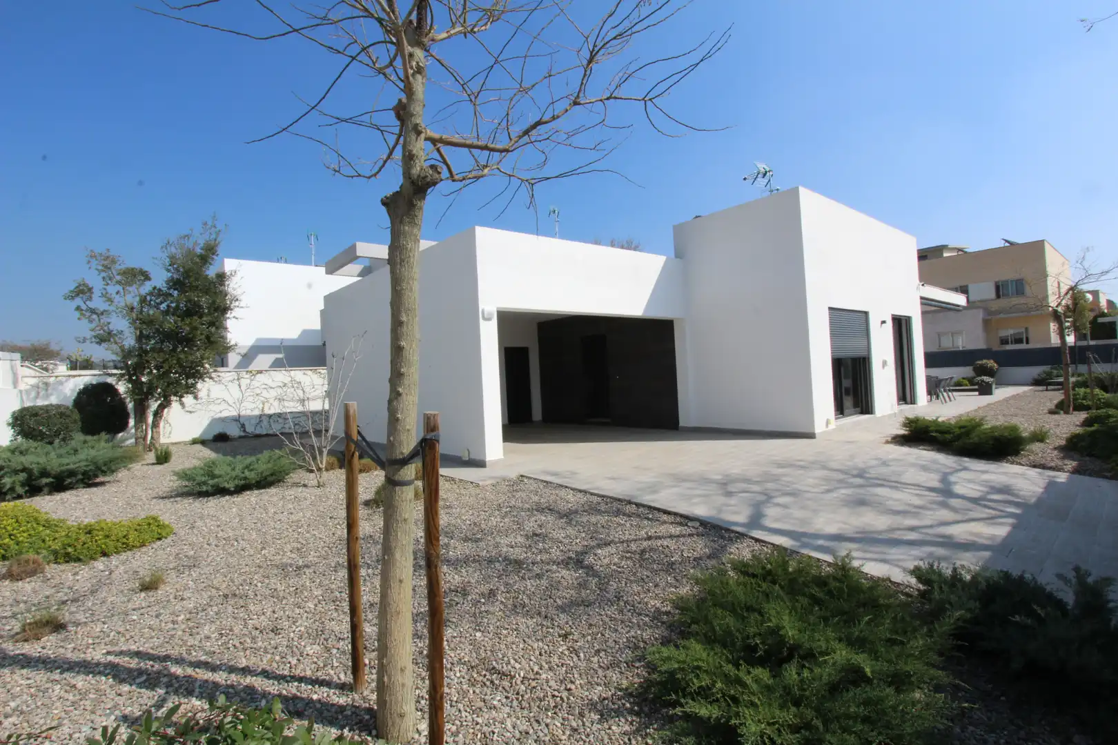 Vista exterior de Casa o chalet en venta en Montbrió del Camp con Aire acondicionado, Jardín privado y Piscina