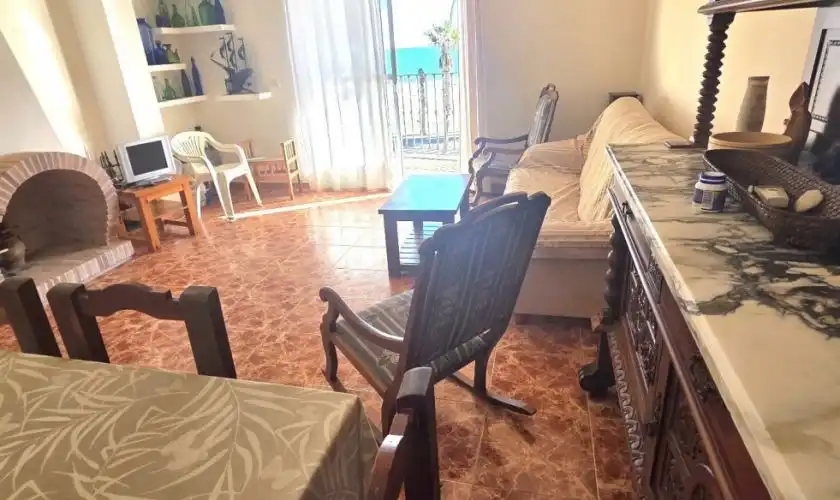 Wohnzimmer von Wohnung zum Verkauf in Carboneras mit Terrasse und Möbliert