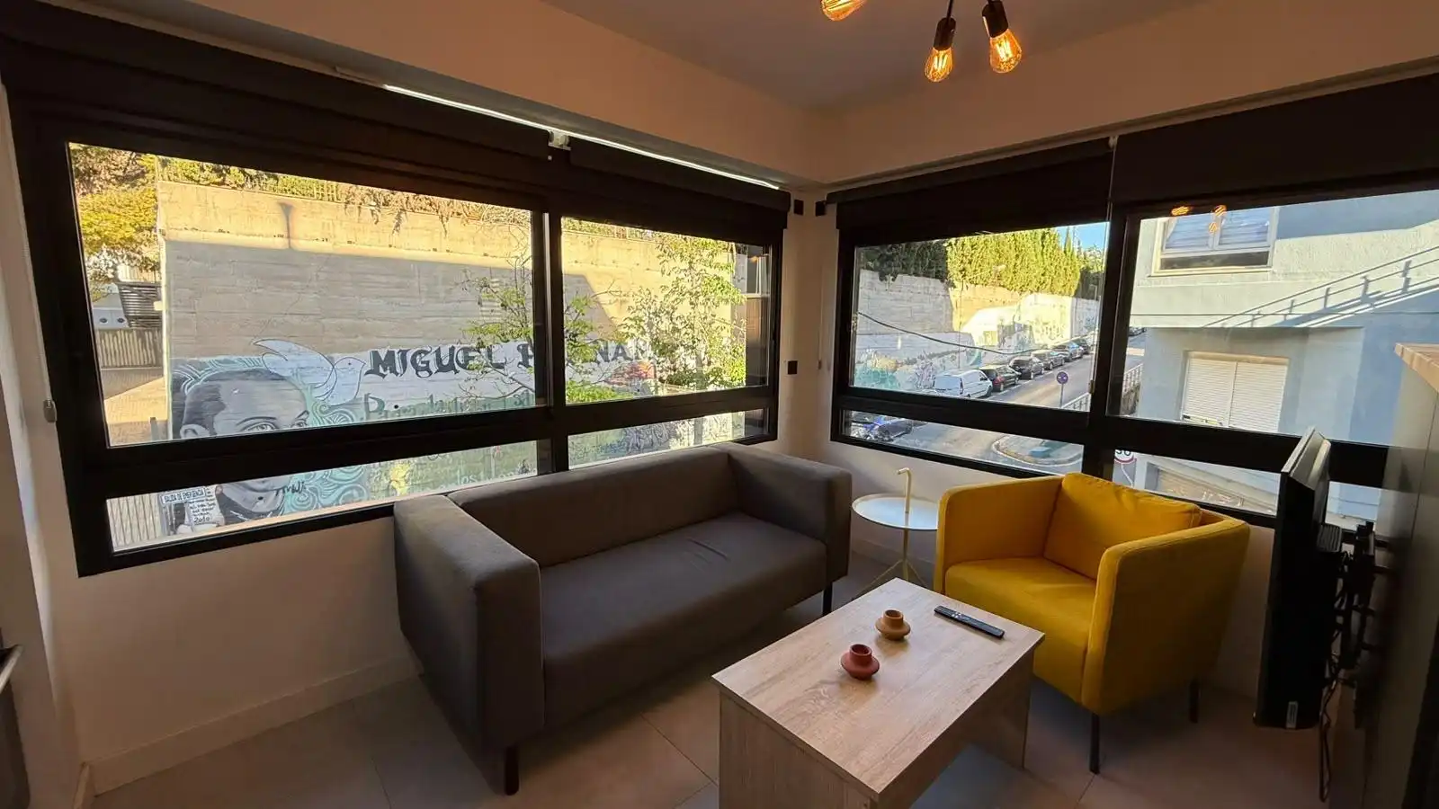 Wohnzimmer von Loft zur Miete in Alicante / Alacant mit Klimaanlage, Heizung und Terrasse