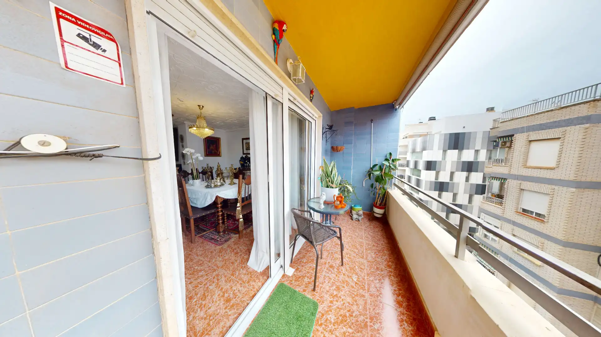 Balcony of Flat for sale in Torrevieja  with Terrace, Furnished and Oven