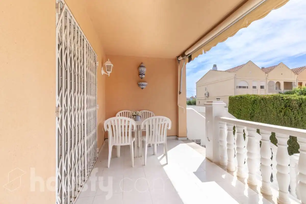 Garden of Detached homes for rent in Benicasim / Benicàssim  with Air Conditioner, Heating and Terrace