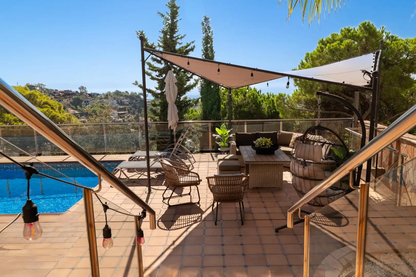 Terraza de Casa o chalet en venta en Lloret de Mar con Aire acondicionado, Calefacción y Jardín privado