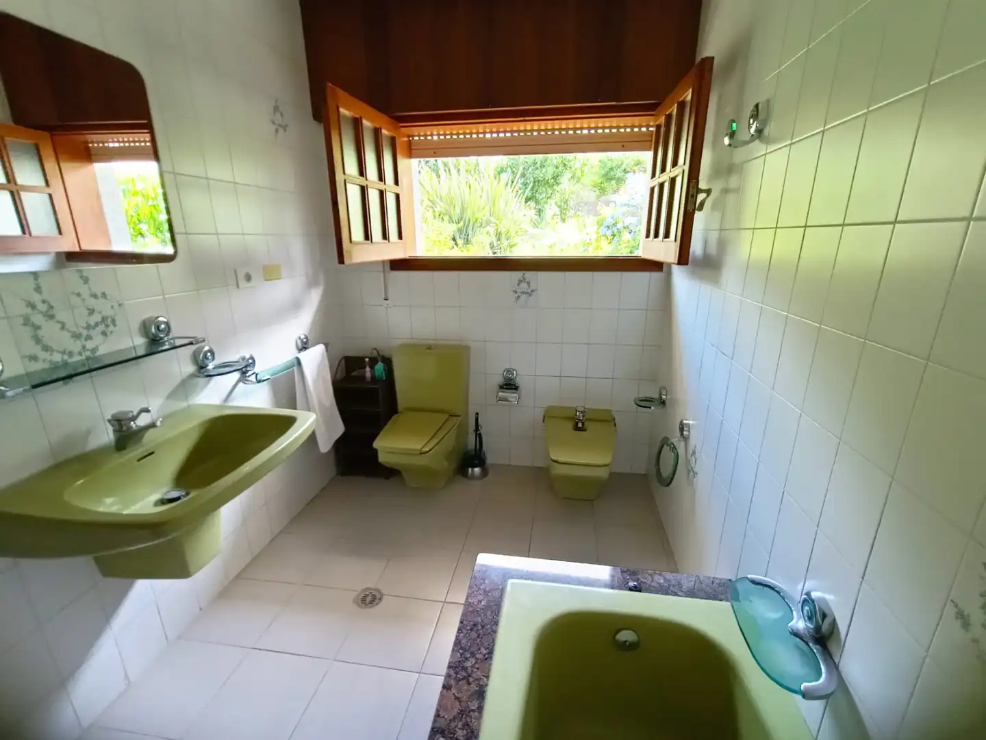 Baño de Casa o chalet de alquiler en A Guarda   con Calefacción, Jardín privado y Parquet