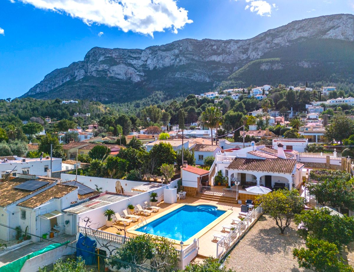 Exterior view of House or chalet for sale in Dénia  with Air Conditioner, Private garden and Terrace