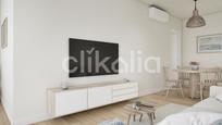 Sala d'estar de Pis en venda en  Barcelona Capital amb Aire condicionat, Terrassa i Balcó