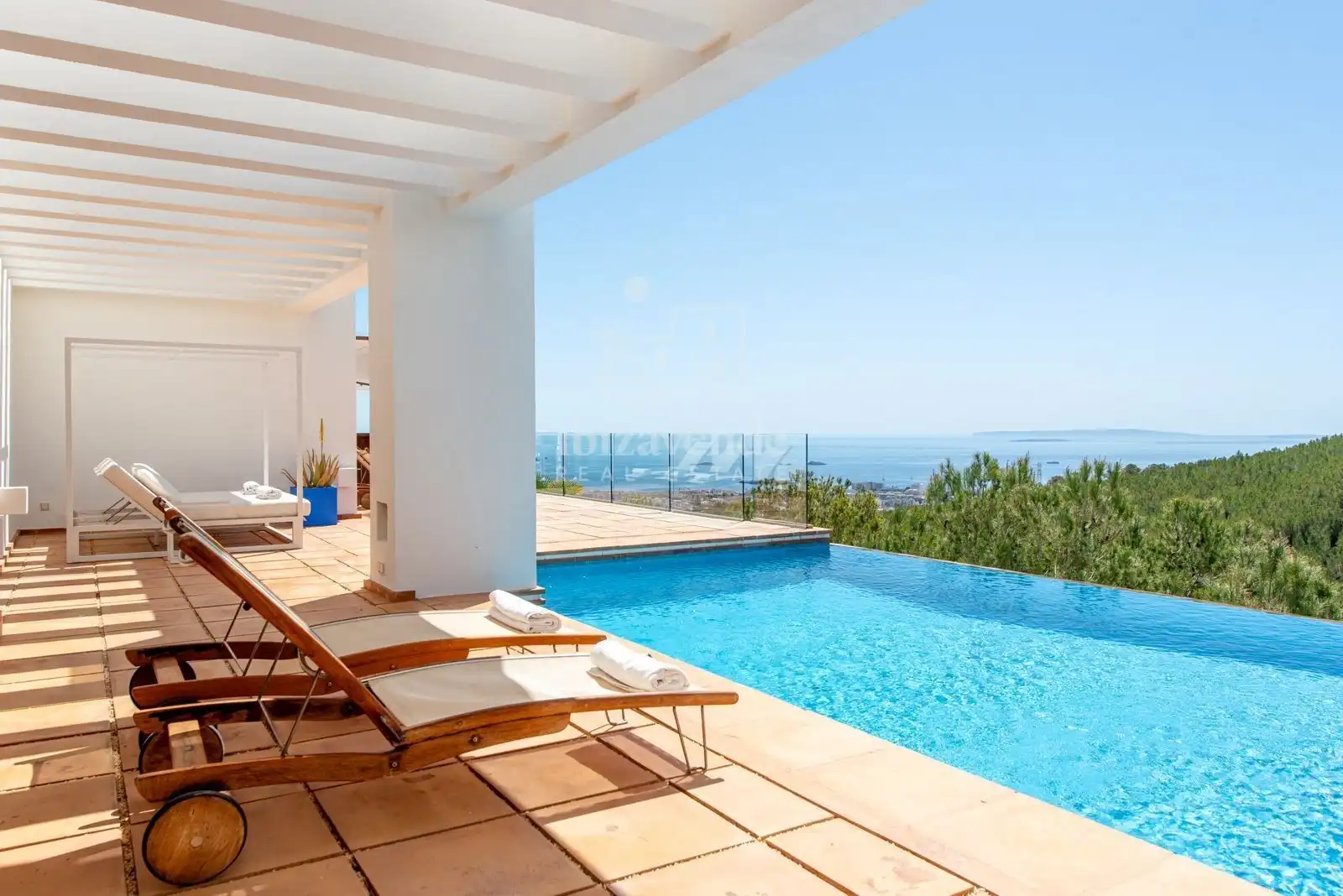 Piscina de Casa o chalet de alquiler en Eivissa con Aire acondicionado, Calefacción y Piscina