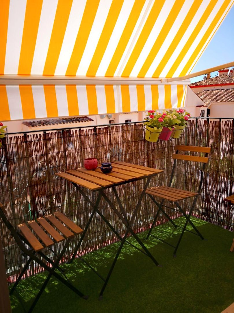 Terrace of Flat for rent in Estepona  with Furnished