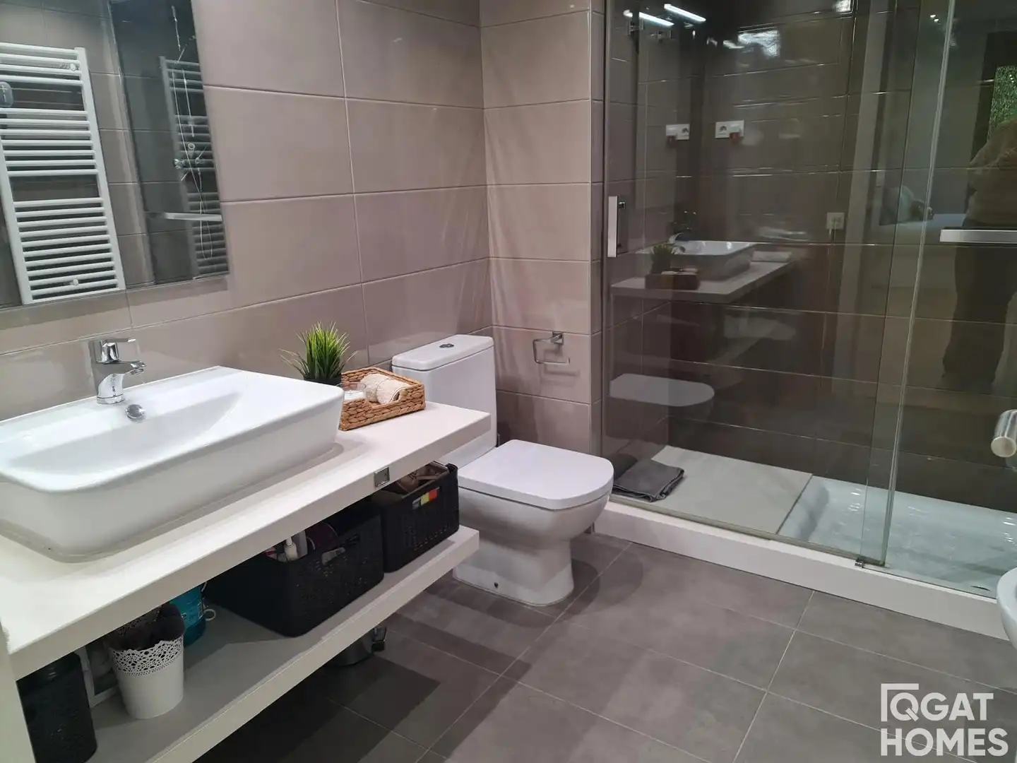 Bany de Pis de lloguer en Sant Cugat del Vallès amb Aire condicionat, Jardí privat i Terrassa