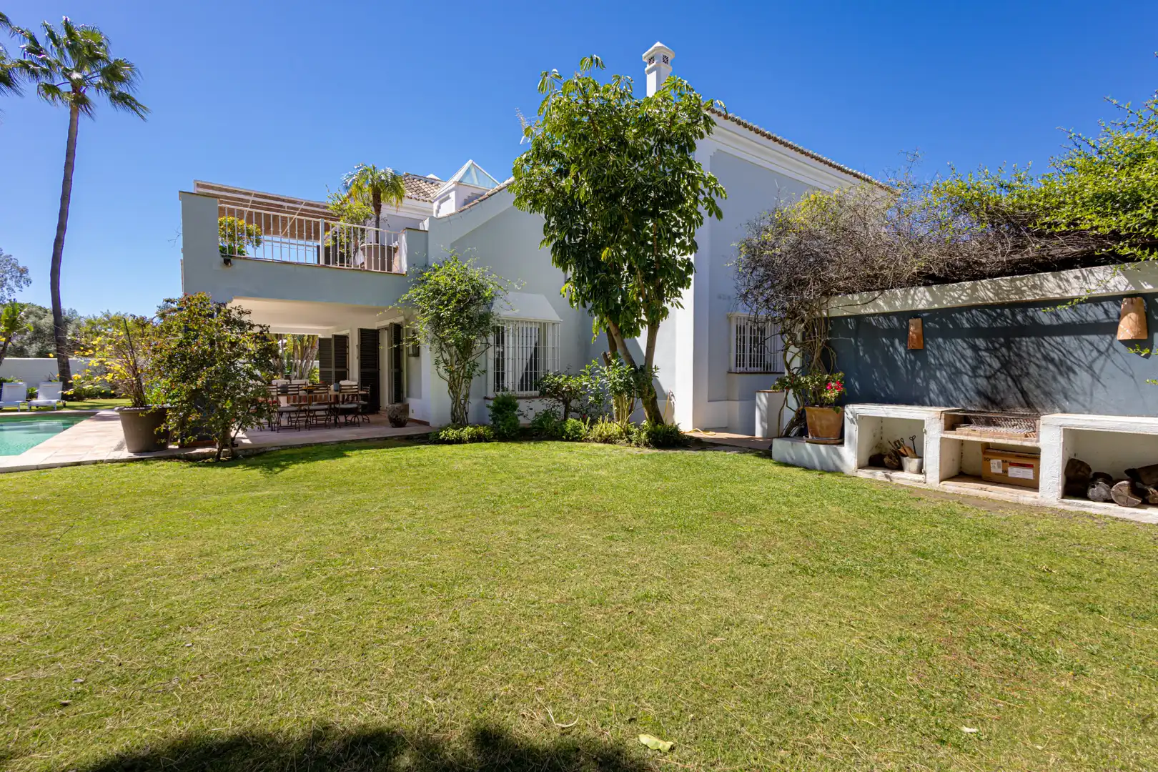 Jardín de Casa o chalet de alquiler en Estepona con Jardín privado, Terraza y Piscina