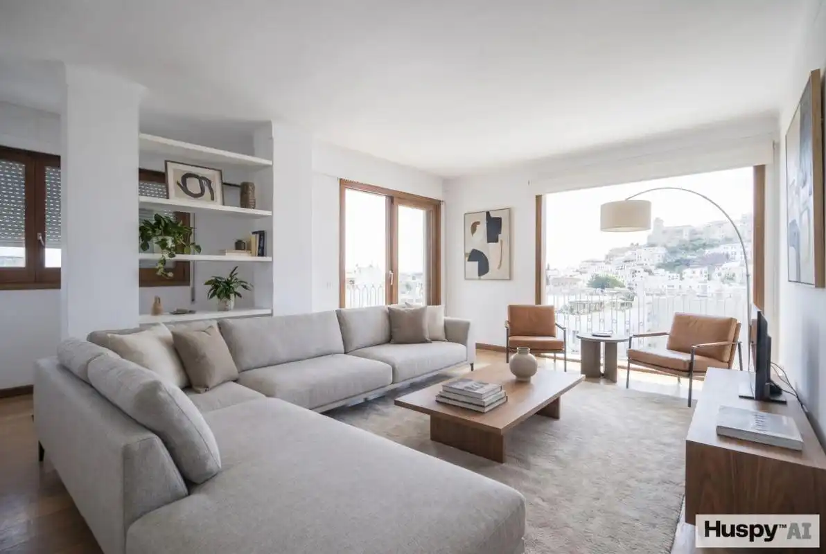 Sala de estar de Ático en venta en Eivissa con Aire acondicionado, Calefacción y Terraza