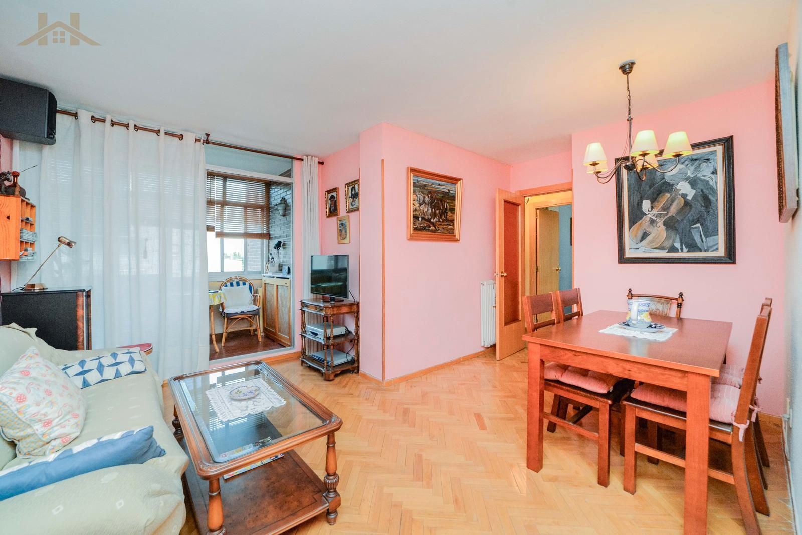 Bedroom of Flat for sale in Móstoles  with Heating, Terrace and Furnished