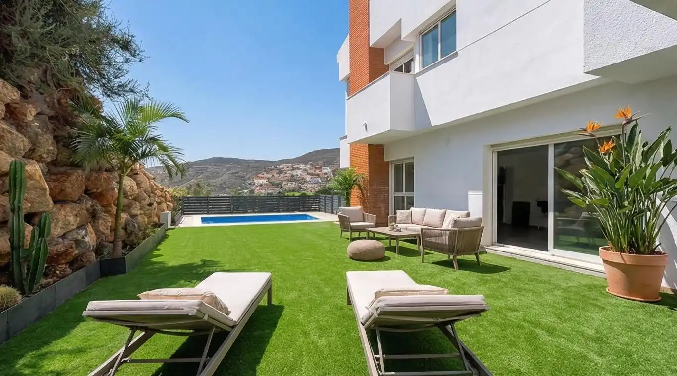 Terraza de Casa o chalet en venta en Vícar con Terraza y Piscina comunitaria