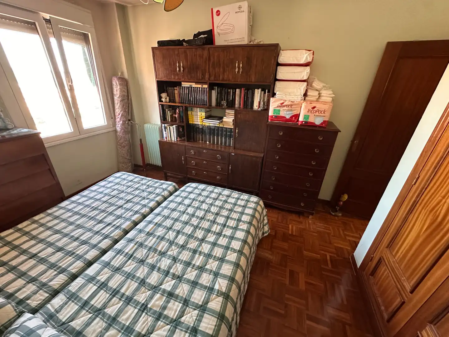 Schlafzimmer von Wohnung zum Verkauf in Cuenca mit Heizung, Parkett und Terrasse