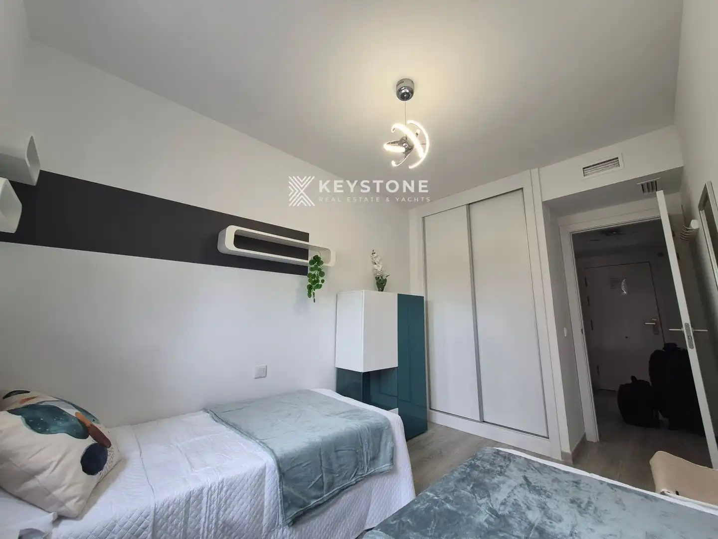 Schlafzimmer von Wohnung zur Miete in Alicante / Alacant mit Klimaanlage, Heizung und Terrasse