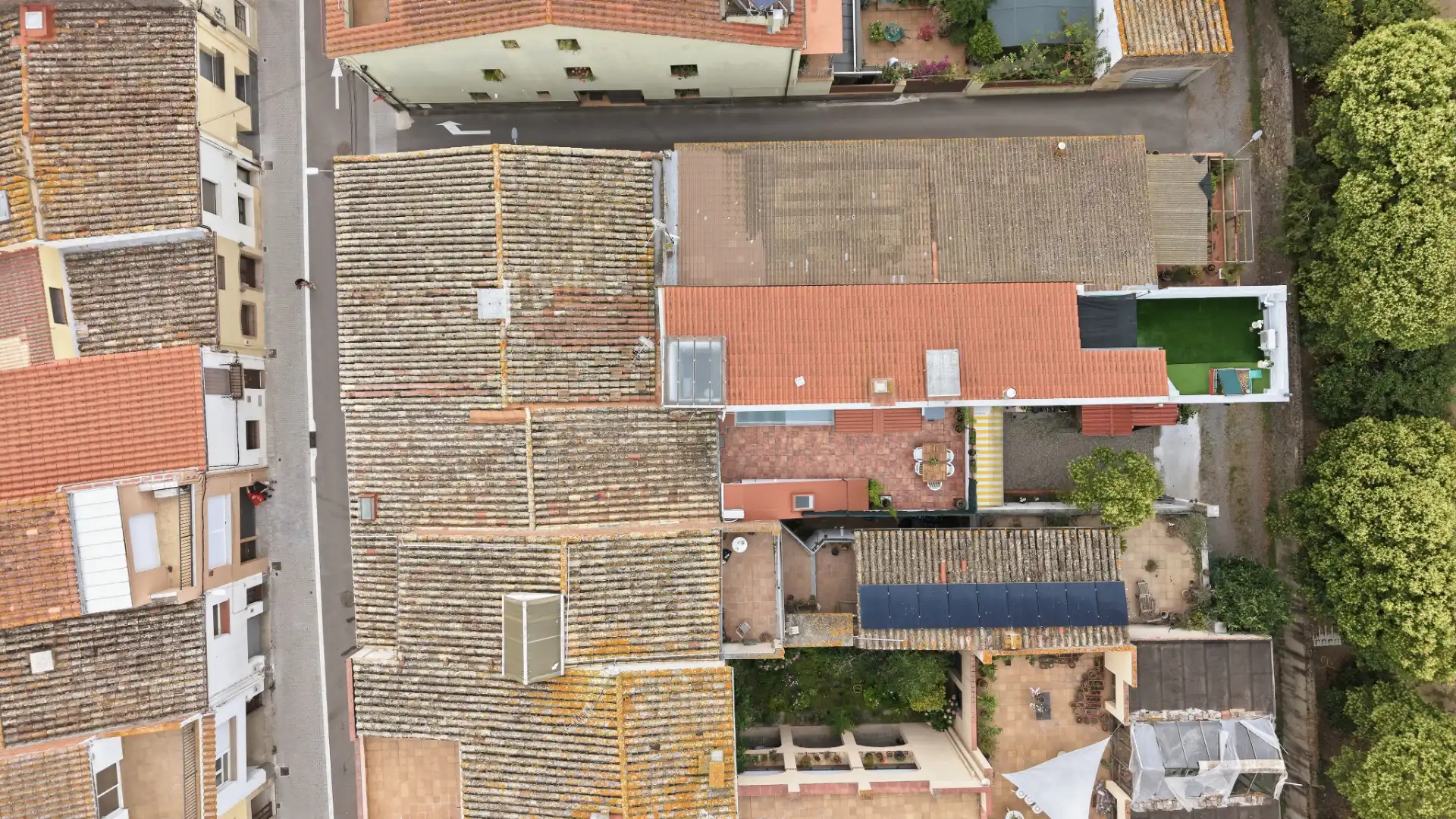 Vista exterior de Casa adosada en venta en Riudarenes con Aire acondicionado, Calefacción y Jardín privado