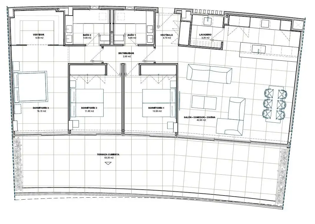 Apartment with lift for sale in Las Gaviotas  - Carvajal, imagen 11