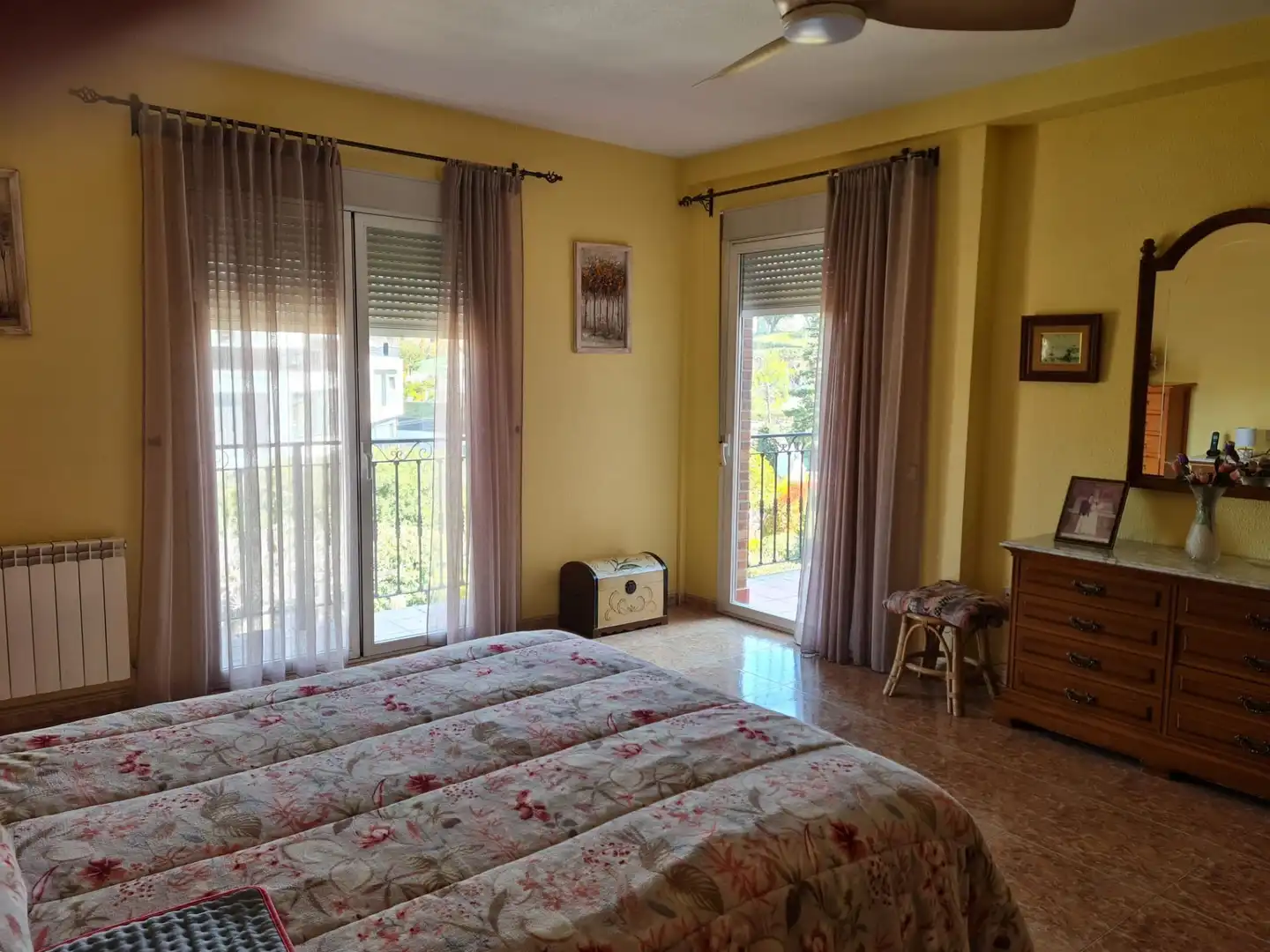 Bedroom of Houses for sale in Móstoles  with Heating, Private garden and Terrace