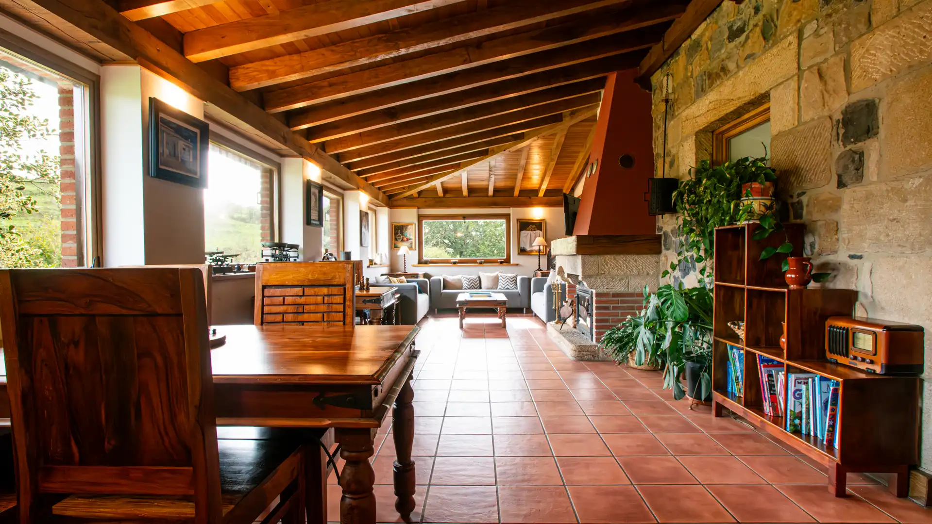 Sala de estar de Casa o chalet en venta en Villafufre con Jardín privado y Amueblado