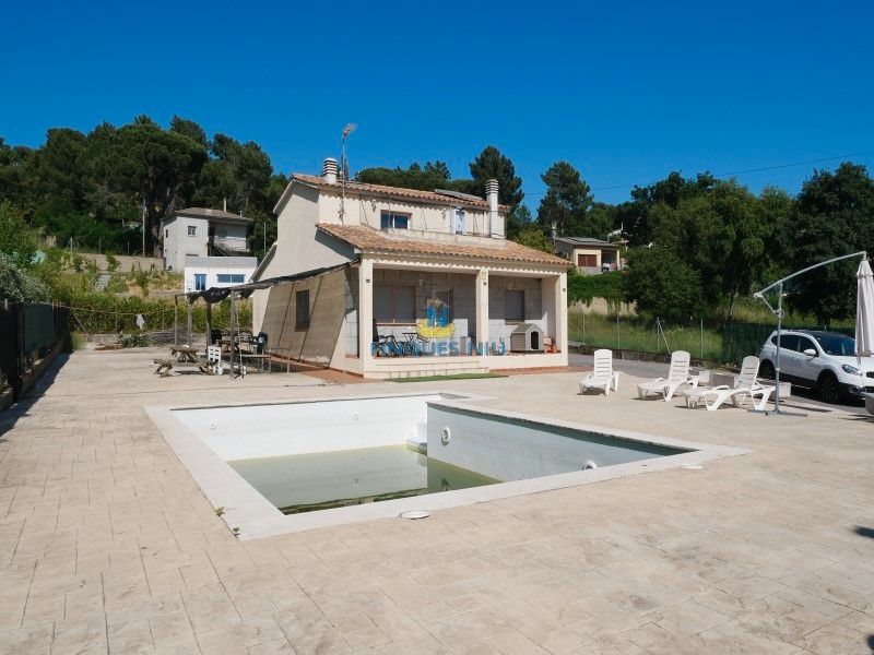 Piscina de Casa o xalet en venda en Riudarenes amb Calefacció, Jardí privat i Terrassa
