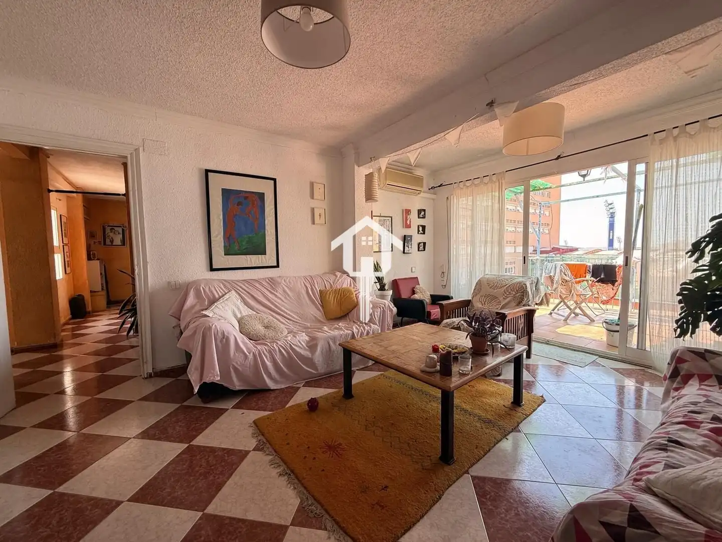 Sala d'estar de Àtic en venda en Alicante / Alacant amb Terrassa i Balcó