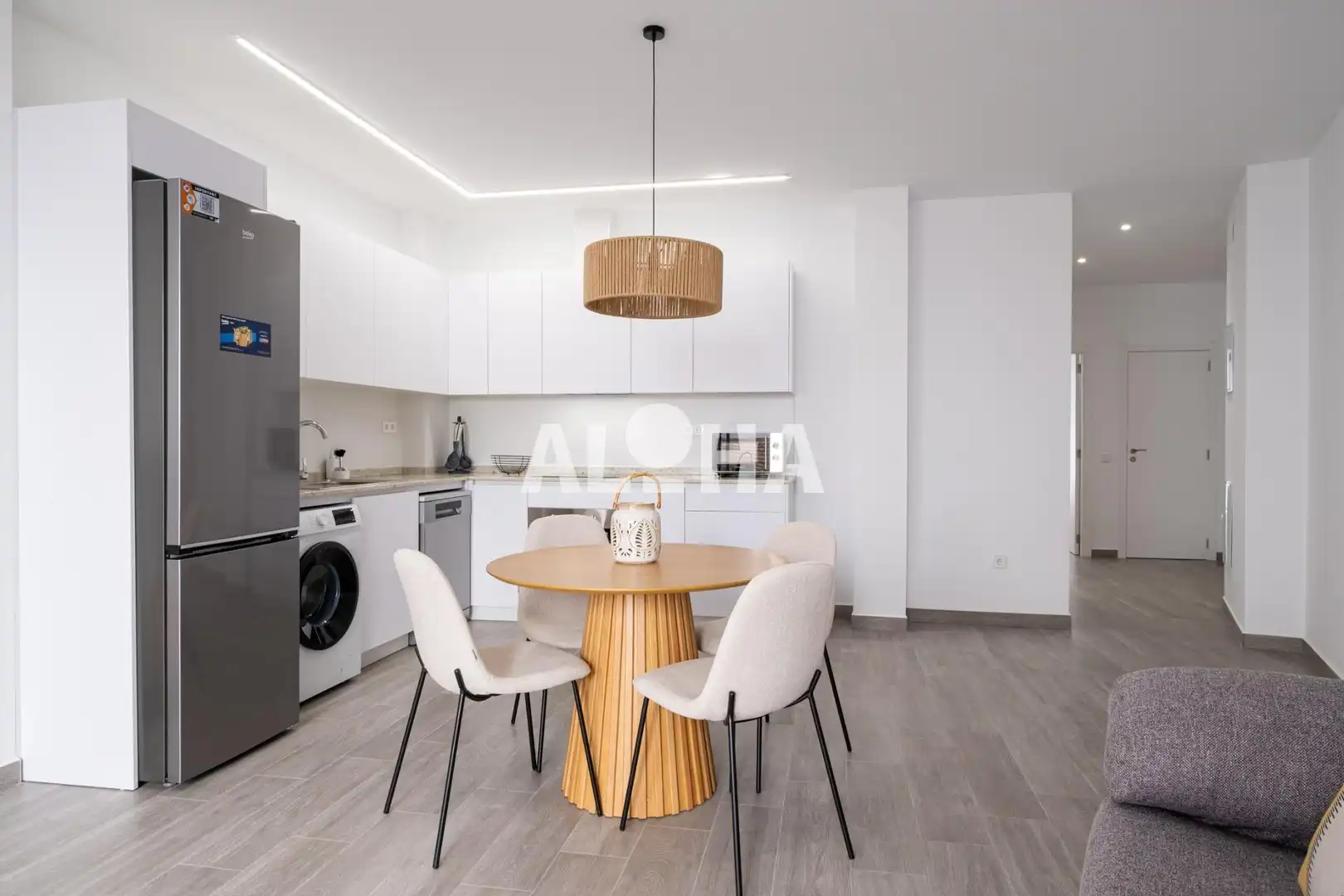 Kitchen of Apartments for rent in Moncada  with Air Conditioner, Terrace and Furnished