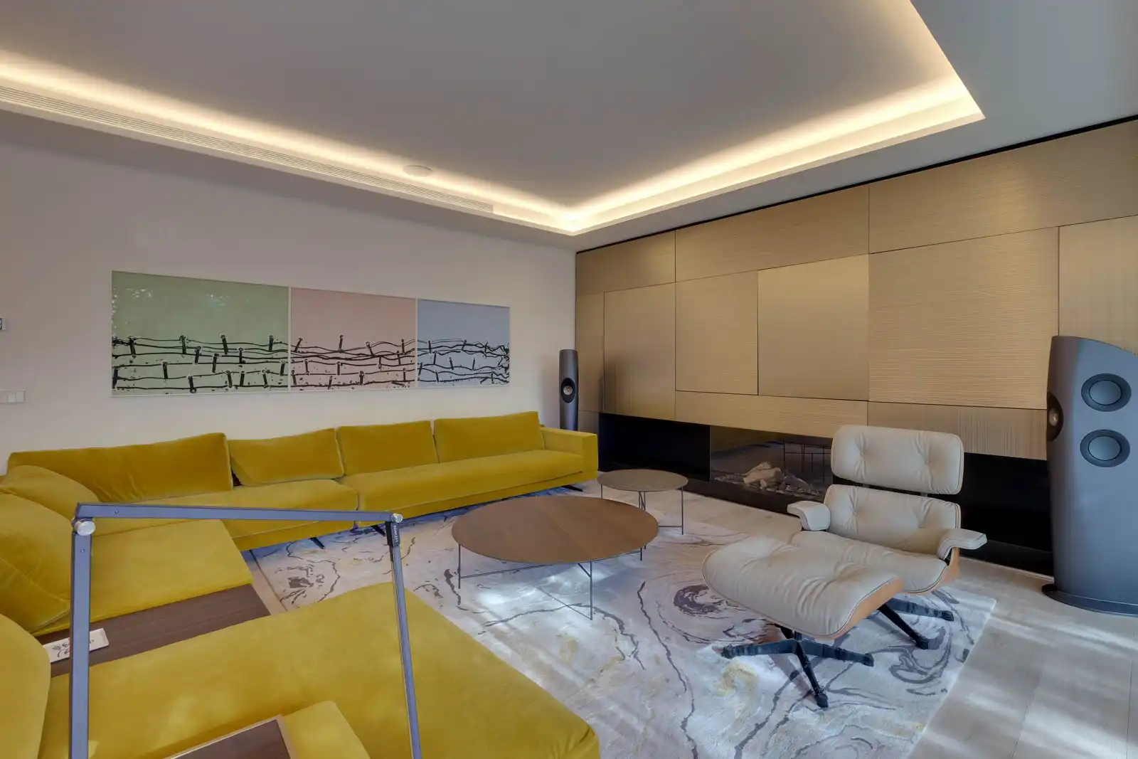 Living room of Flat for sale in Barcelona  with Air Conditioner, Heating and Parquet flooring