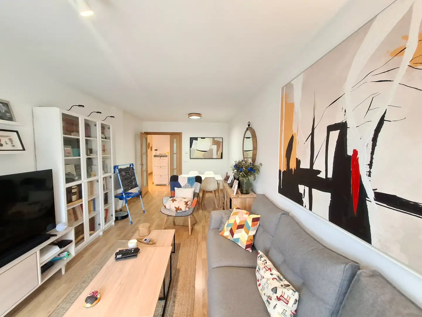Living room of Flat for sale in Viveiro  with Heating, Storage room and Furnished