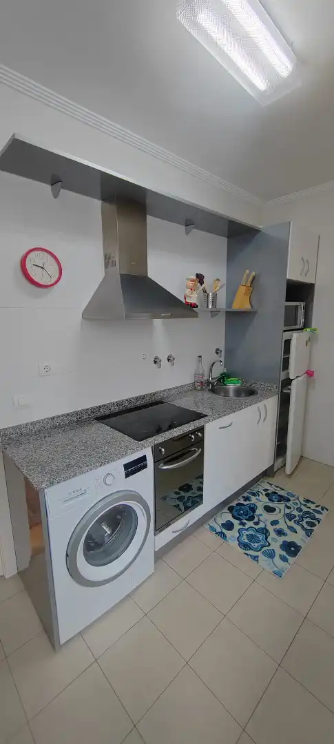 Küche von Wohnung zur Miete in Bilbao  mit Heizung, Parkett und Terrasse