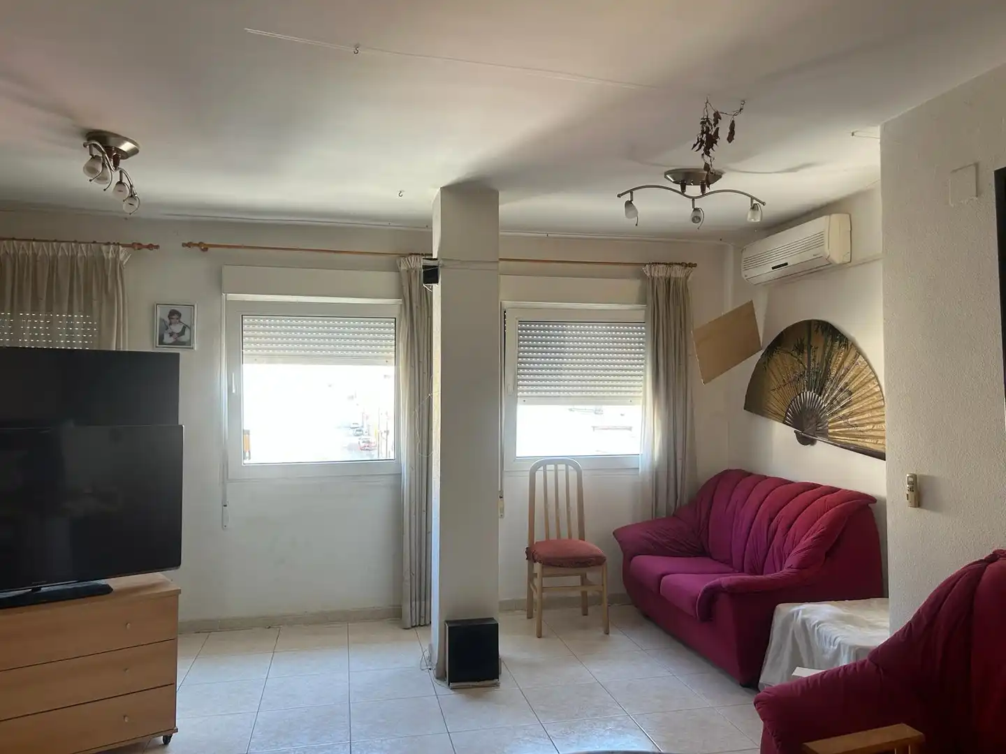 Sala de estar de Piso en venta en Massalavés con Aire acondicionado, Amueblado y Horno