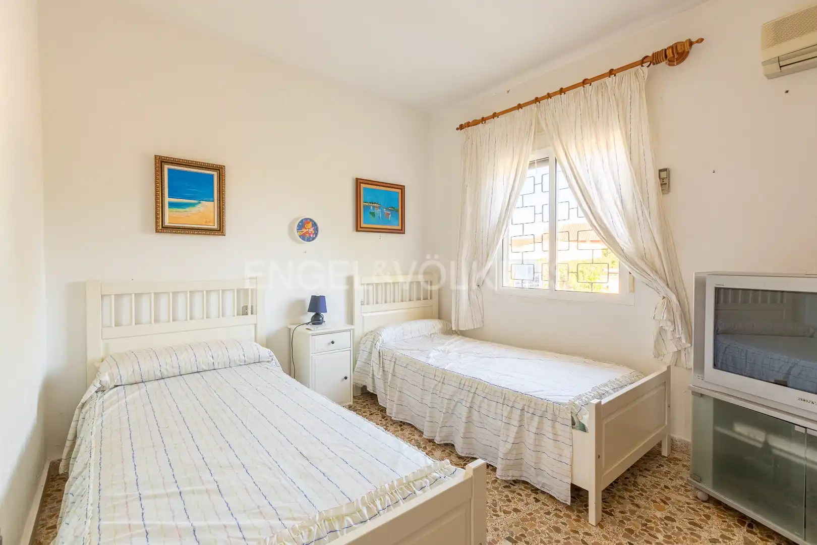 Habitación de Finca rústica en venta en El Rompido con Aire acondicionado, Calefacción y Jardín privado