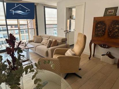 Living room of Flat for sale in Alicante / Alacant  with Air Conditioner, Heating and Parquet flooring