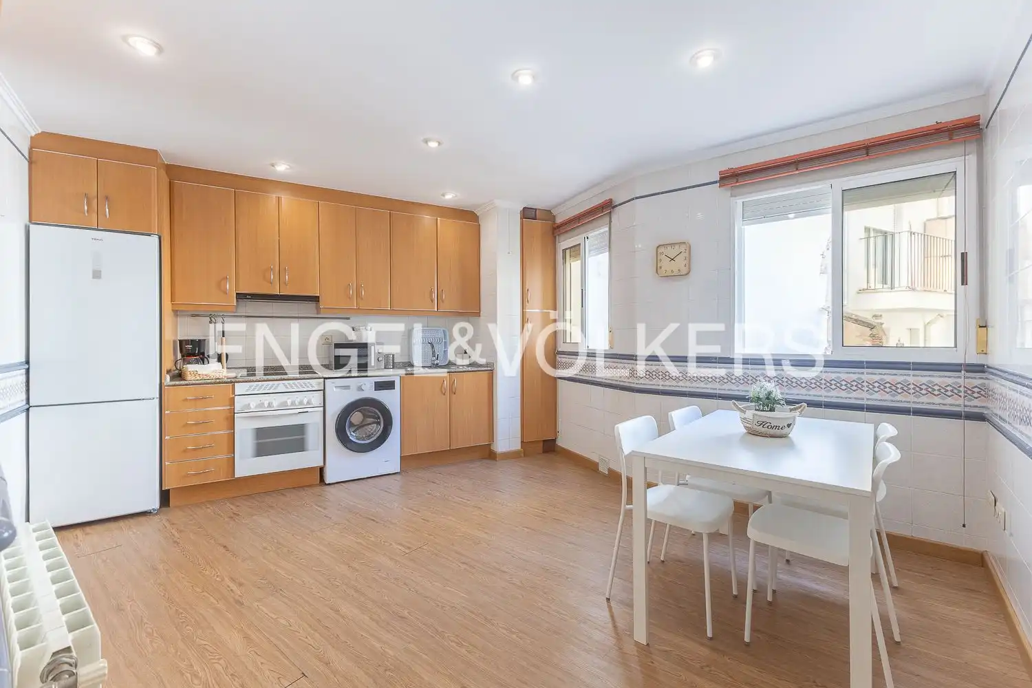 Cocina de Piso de alquiler en Valencia con Aire acondicionado, Calefacción y Parquet